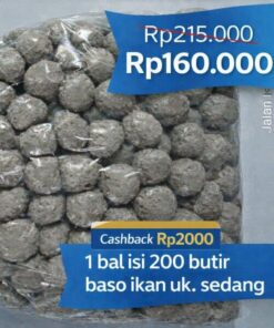 Baso Ikan Sinar Bahari - 1 Bal (200 Butir)