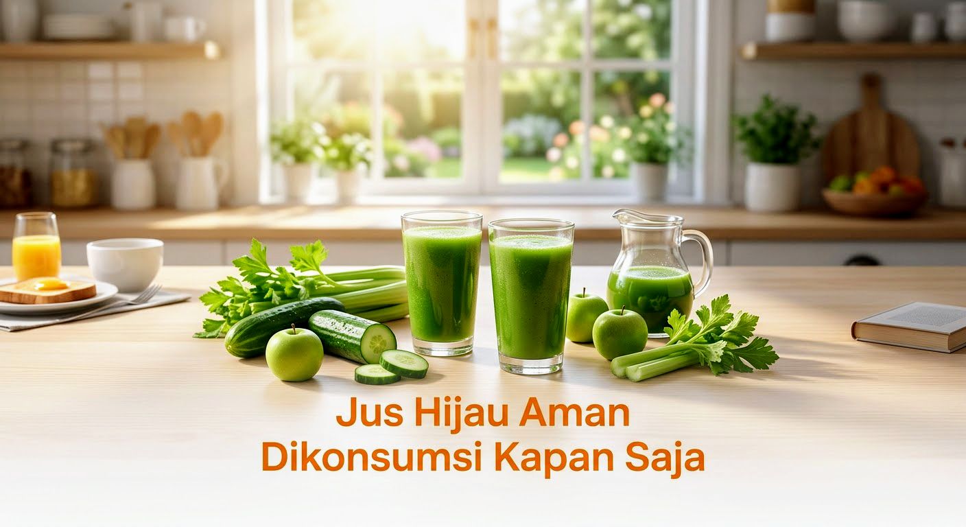 Jus Hijau Sehat Mentimun dan Seledri - Ikhwanpeduli.com